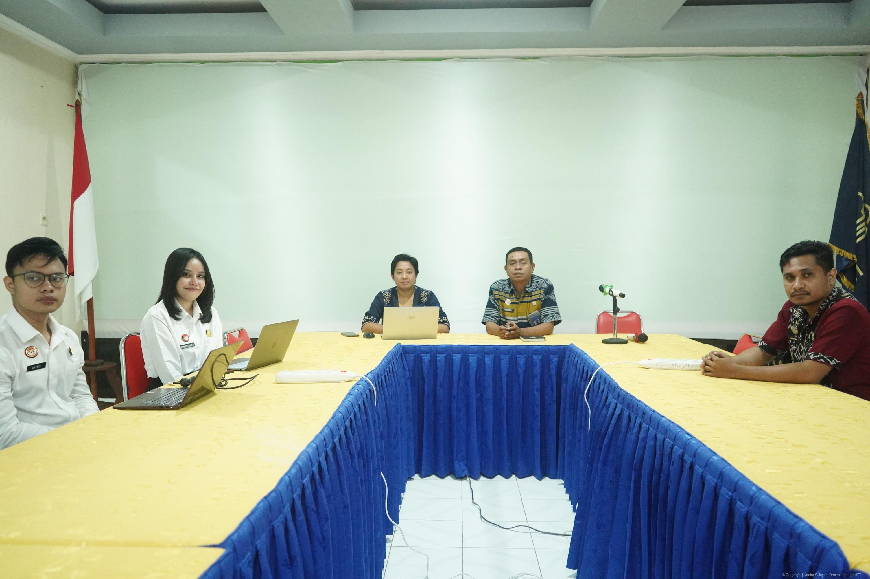 Komitmen Bangun Integritas, Kanwil Kemenkum NTT Ikuti Sosialisasi SPI KPK 2025